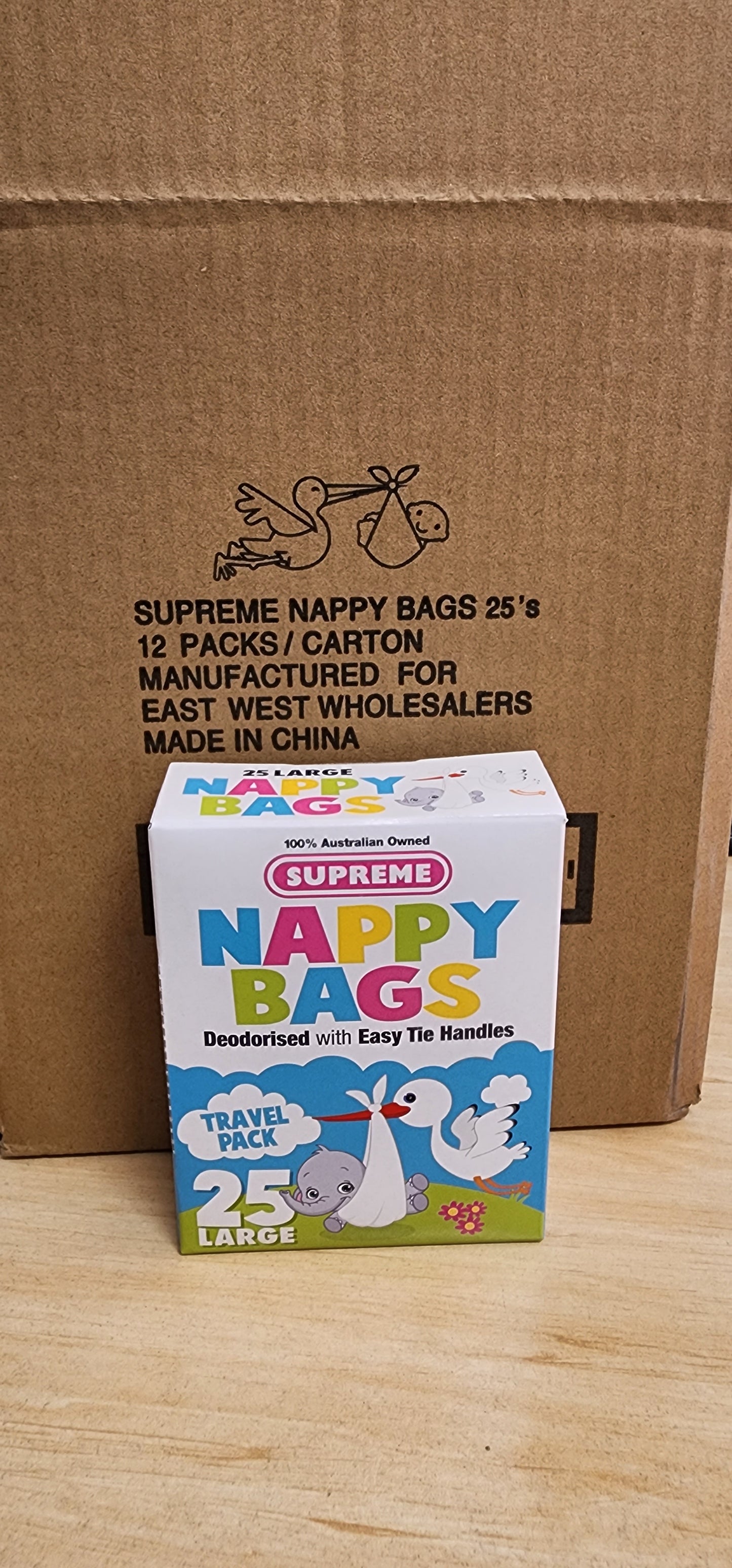 B280 - Nappy Bags Supreme 25 Bags