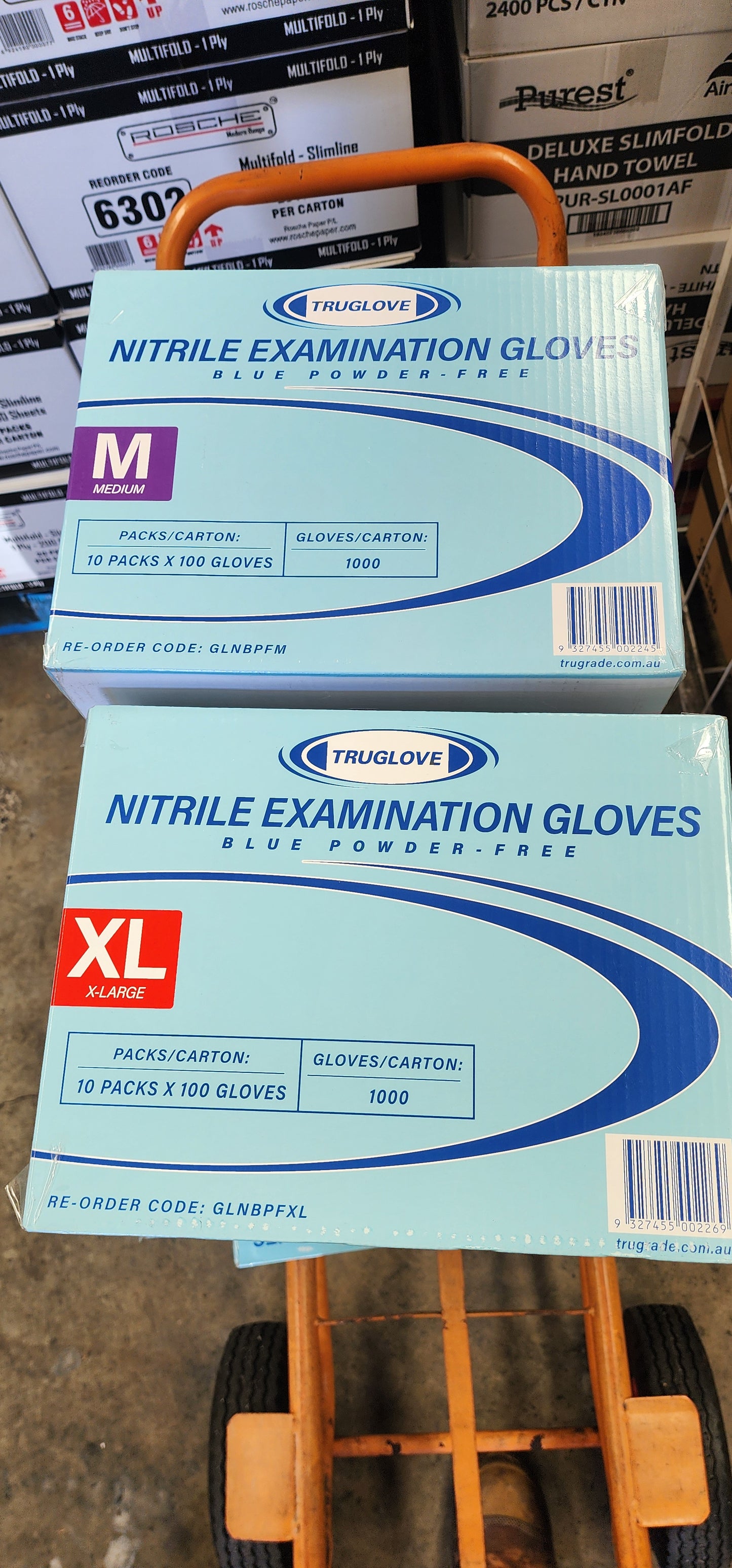 F001 - Gloves Nitrile Powder Free 1000