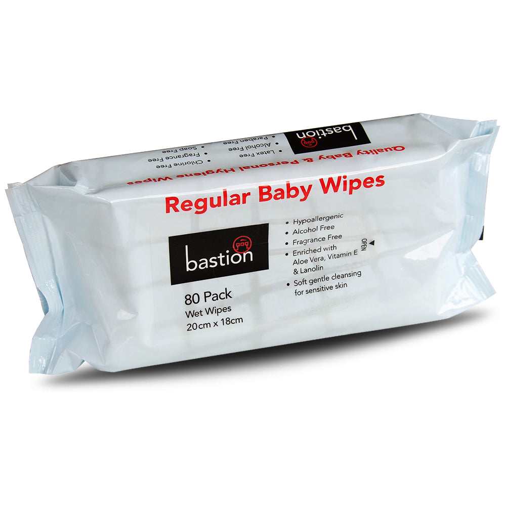 B240 - Wipes Baby Bastion Refill 20 Packs x 80