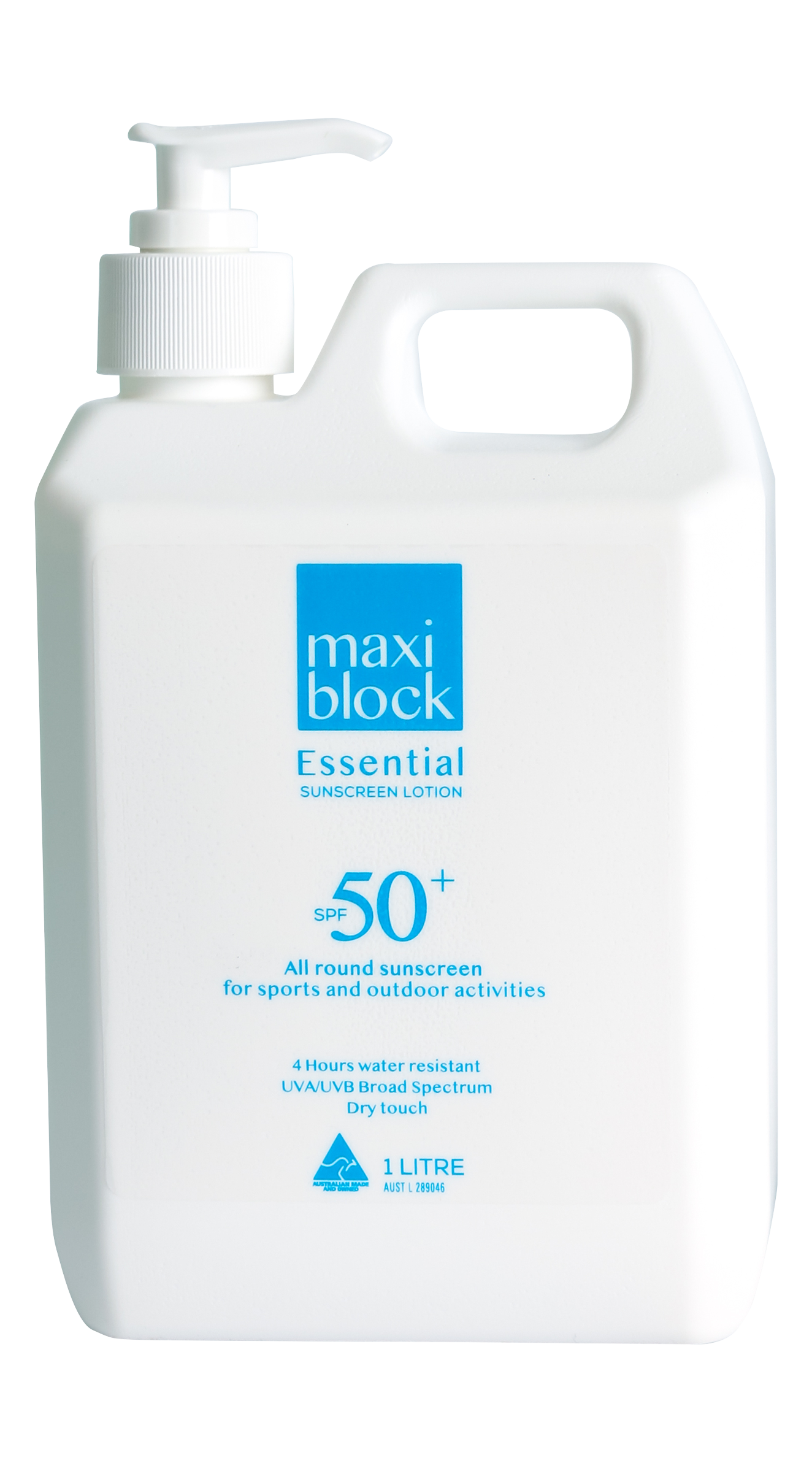 A42500 - Sunscreen Maxiblock Essential Dry Touch SPF50+ 1L