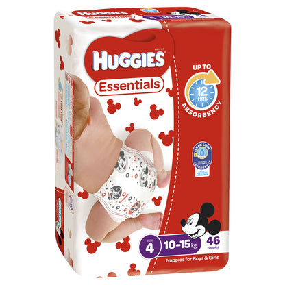 B023 - Huggies Nappy Essential Toddler 46x4 Size 4