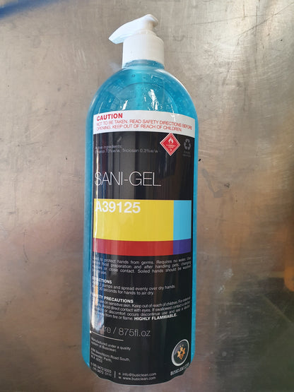 A391 - SANIGEL  Hand Sanitising Gel. Alcohol hand wash.